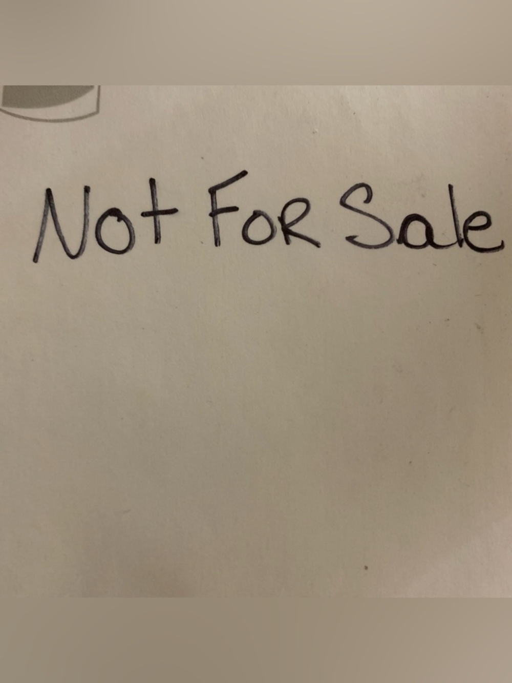*******NOT FOR SALE********